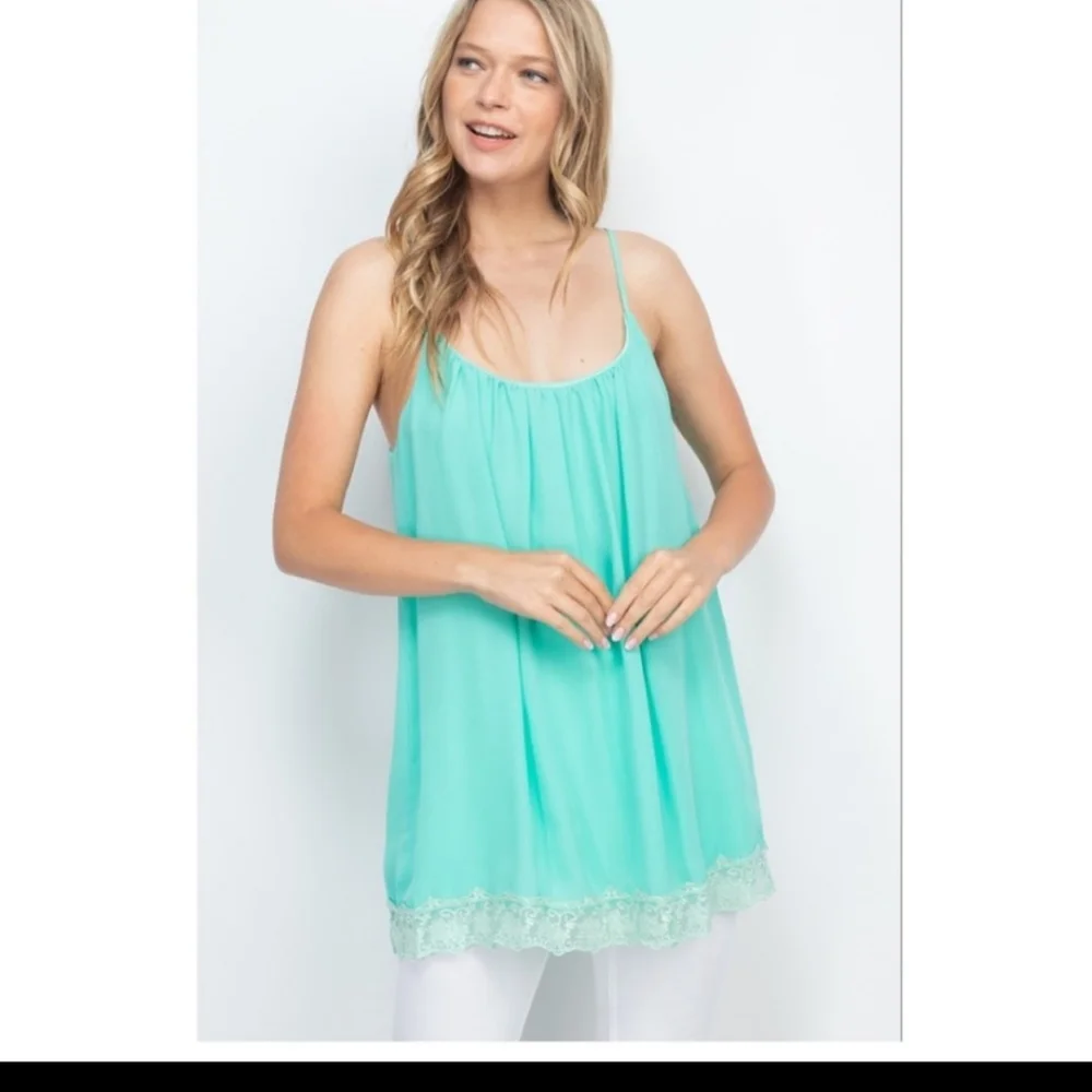 ⭐️TANK TOP-MINT COLOR - Picture 3 of 7